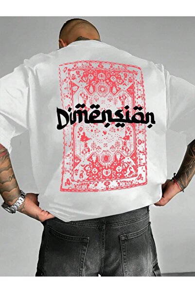 Jose Clothing Tricou imprimat cu mânecă scurtă cu croială supradimensionată