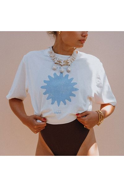 Bengi Clothing Oversize Cut Short Sleeve Printed T-Shirt