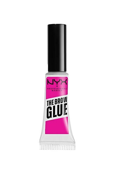 NYX The Brow Glow Professional Mascara, Super Hold Brow Setting Gel - Clear