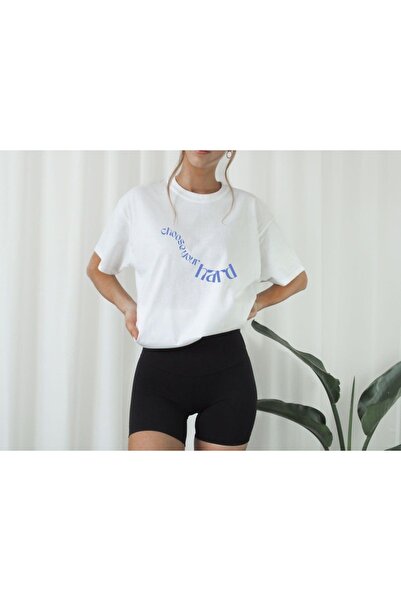 Bengi Clothing تي شيرت مطبوع بأكمام قصيرة وقصة كبيرة الحجم