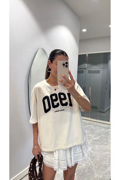 Bengi Clothing Μπλουζάκι με κοντό μανίκι με στάμπα