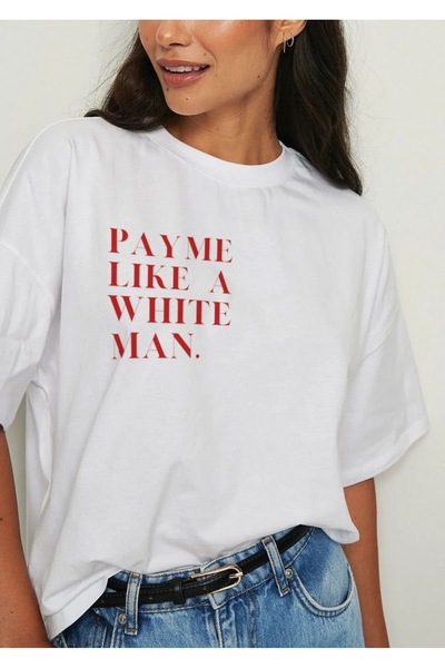 Jose Clothing Tricou imprimat cu mânecă scurtă cu croială supradimensionată