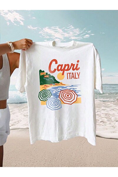 Bengi Clothing Футболка з принтом оверсайз з коротким рукавом