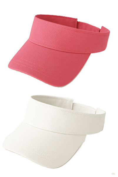 derikem Vizor de tenis reglabil cu velcro de bază pentru femei, șapcă de golf, vizor de protecție solară