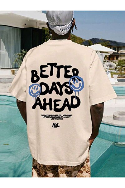 Jose Clothing Tricou imprimat cu mânecă scurtă cu croială supradimensionată