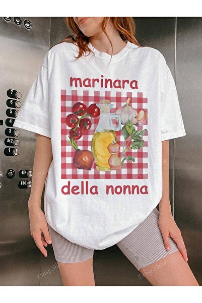 Jose Clothing Tricou imprimat cu mânecă scurtă cu croială supradimensionată