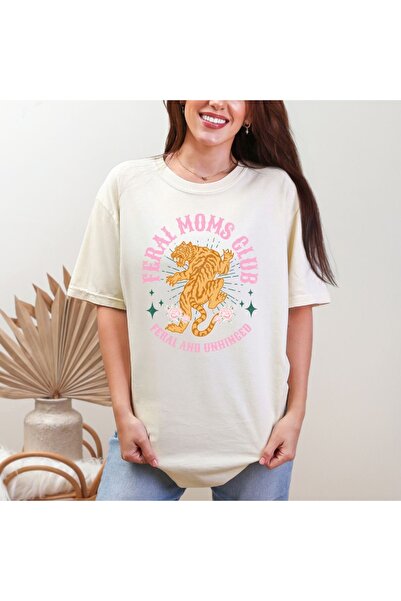 Jose Clothing Tricou imprimat cu mânecă scurtă cu croială supradimensionată