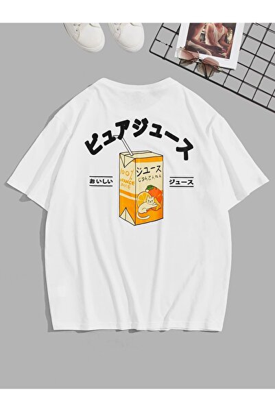 Bengi Clothing تي شيرت مطبوع بأكمام قصيرة وقصة كبيرة الحجم