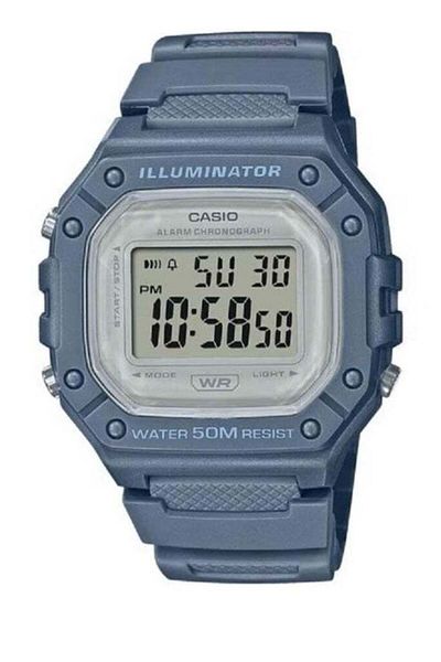 Casio Casio Digital Resin Wristwatch W-218HC-2AVDF