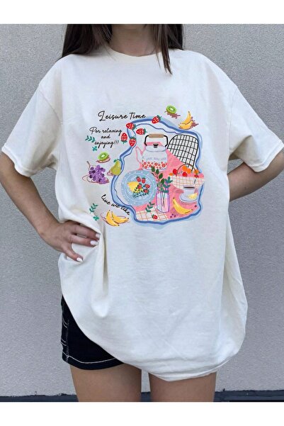 Jose Clothing Тениска с щампа с къс ръкав и къс ръкав