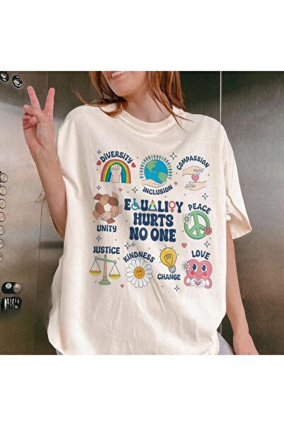 Jose Clothing تي شيرت مطبوع بأكمام قصيرة وقصة كبيرة الحجم