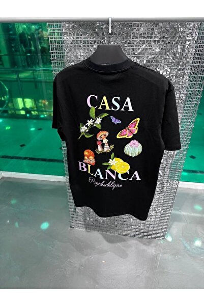 Jose Clothing Tricou imprimat cu mânecă scurtă cu croială supradimensionată