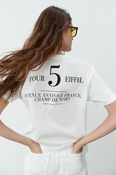 Jose Clothing تي شيرت مطبوع بأكمام قصيرة وقصة كبيرة الحجم