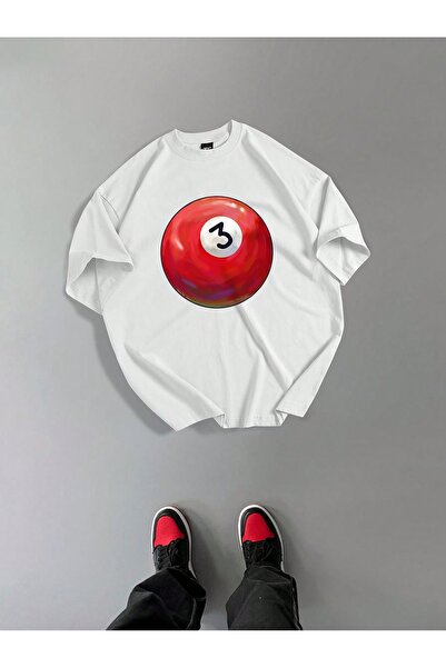 Jose Clothing Tricou imprimat cu mânecă scurtă cu croială supradimensionată