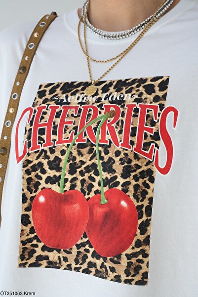 Jose Clothing Tricou imprimat cu mânecă scurtă cu croială supradimensionată