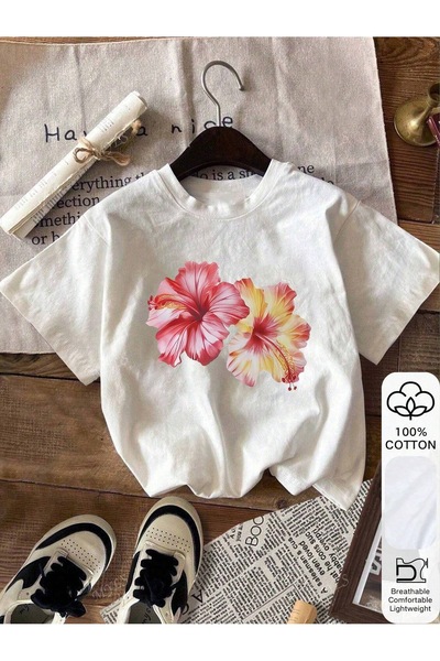 Jose Clothing Tricou imprimat cu mânecă scurtă cu croială supradimensionată