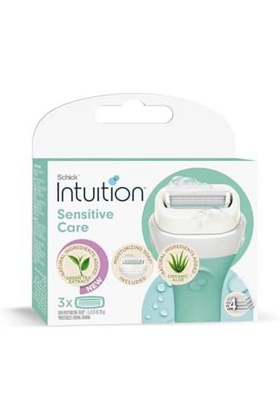 Schick Intuition4 Sensitive Care . Refill3 (5) --- Chic Intuition4 Green Tea Refill
