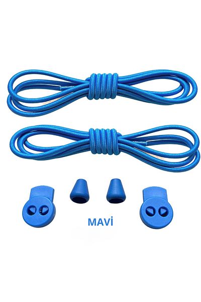 Mawrond Round, Elastic, Lock Release, New Generation, No-Tie Shoe Laces, 100 cm