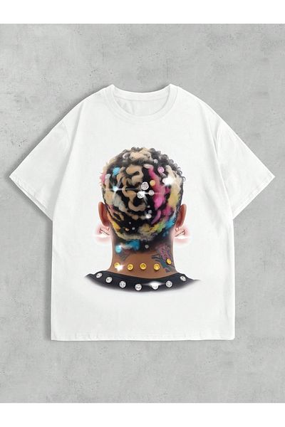 Bengi Clothing Μπλουζάκι με κοντό μανίκι με στάμπα