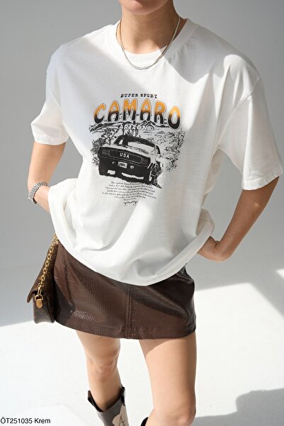 Jose Clothing Тениска с щампа с къс ръкав и къс ръкав