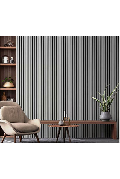 WİNFLEX KEÇELİ DEKORATİF AKUSTİK AHŞAP PANEL – TAŞ GRİ (50X240CM).