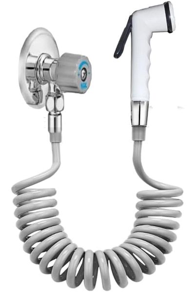 STOREMAX Bystoreby Spiral Bidet Matic Hose Set 250 cm (Gray) Newdesing 646268