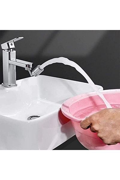 STOREMAX Ntwork 720 Degree Rotatable 4 Filter Faucet Head Compatible with All Faucet Types with Mounting Apparatus