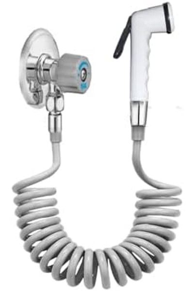 STOREMAX Bystoreby Spiral Bidet Matic Hose Set 250 cm (Gray) Newdesing 646268