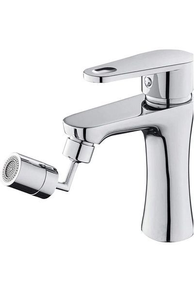 STOREMAX Ntwork 720 Degree Rotatable 4 Filter Faucet Head Compatible with All Faucet Types with Mounting Apparatus