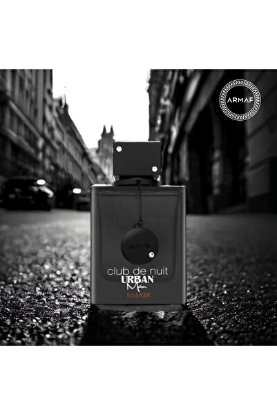 Armaf Club de Nuit Urban Elixir Perfume for Men by Armaf, Eau de Parfum, 105ml, Black