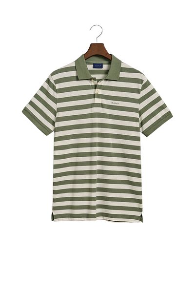 Gant Poloshirt Gestreiftes Pique Polo Kurzarmshirt