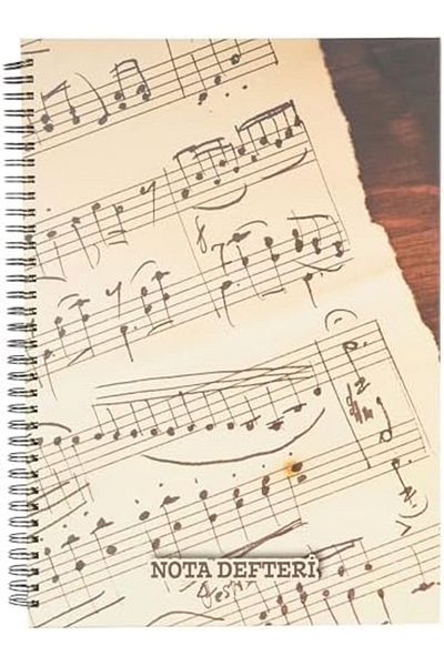 STOREMAX Sellbuystore Color A4 80 Yp.Hard Cover Spiral Music Notebook 1053513