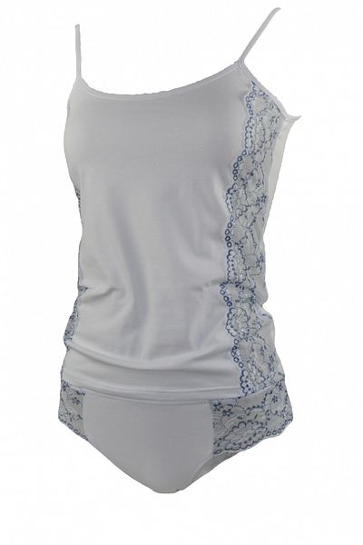 Magic dream Magic dream women's tank top and panties set, model 8159, White S INTL
