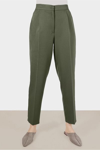 Alvina 70363 Model Pleat Detailed Trousers