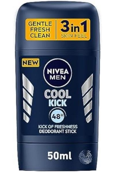 NIVEA مزيل عرق ستيك للرجال، رائحة منعشة ومنعشة، حماية تدوم 48 ساعة، 50 مل