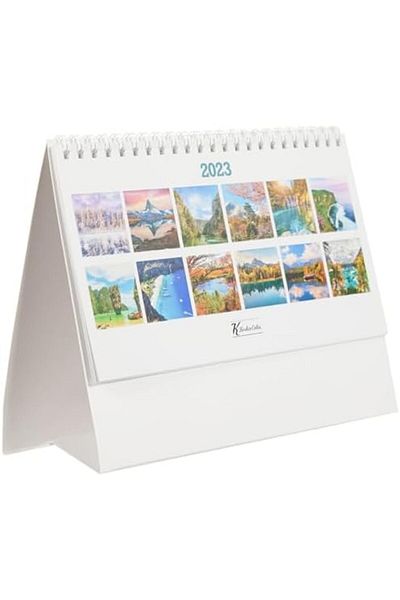 STOREMAX Mu-Artshop Color Triangle Desk Calendar - Landscapes Tnca 871301