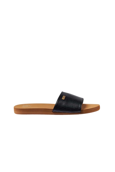 Reef Sandalen Bliss Nights Slide Pantoletten Mit Veganem Lederriemen