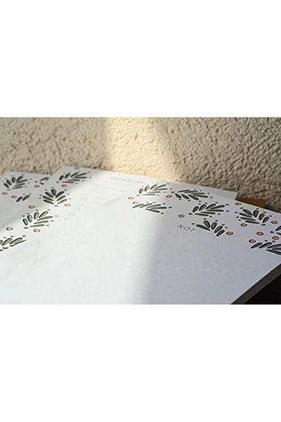 STOREMAX Sellbuystore Promotion 3-Piece Desktop Flower Patterned Note Paper Set 1053513