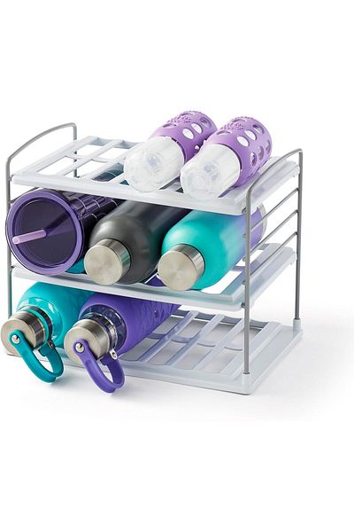 STOREMAX Mu-Artshop Upspace Cabinet Organizer for Bottles, Adjustable, 3 Shelves, White Tnca 871301