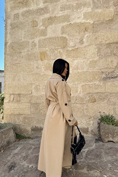 TANISA Ravena Kuşak Detay Trenckot TNS-4411