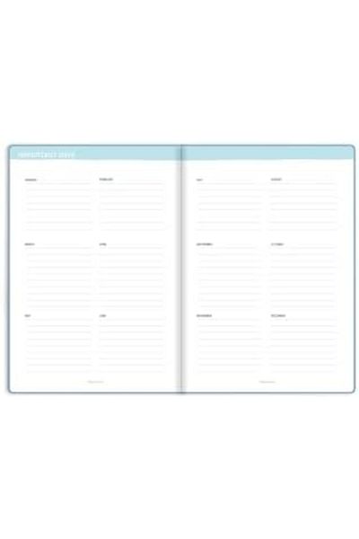 STOREMAX MU-ARTSHOP Цветен 15x21 Планер Linen Unlimited, бележник за дневник, син, tnca 871301
