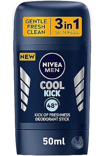 NIVEA مزيل عرق ستيك للرجال، رائحة منعشة ومنعشة، حماية تدوم 48 ساعة، 50 مل
