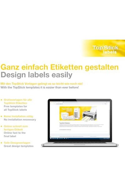 DERİK Kadroglu 8699 Address Label, 100 Sheets, 63.5 X 38.1 Mm, 21 A4 Sheets, 2100 Pieces, Self-Adhesive