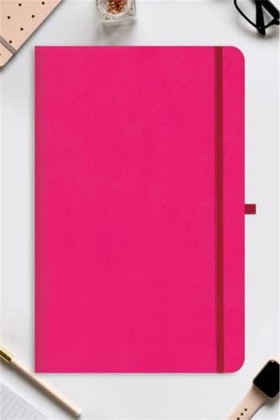 STOREMAX Sellbuystore Color Undated Classic Notebook Rec Note 13X21 Lined Pink 1053513