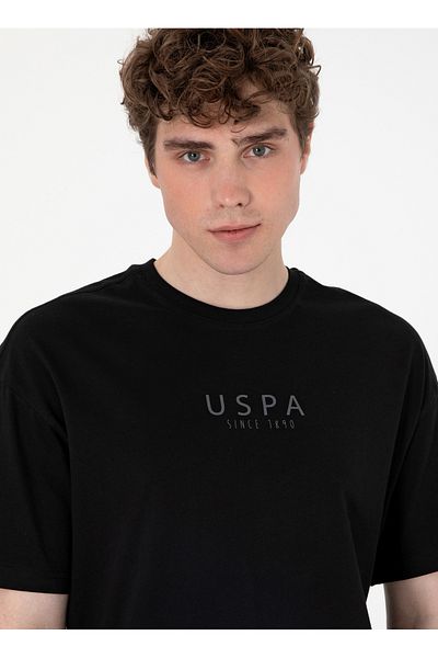 U.S. Polo Assn. U.S. Polo Assn. Crew Neck Black Men's T-Shirt Terran