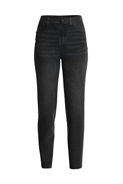 Guess Jeans Bequeme MOM JEANS mit Label-Patch im 5-Pocket Style