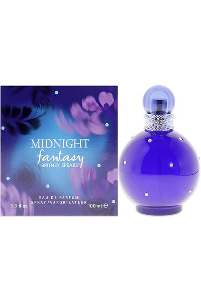 Britney Spears Midnight Fantasy Perfume for Women by Britney Spears, Eau de Parfum, 100 ml