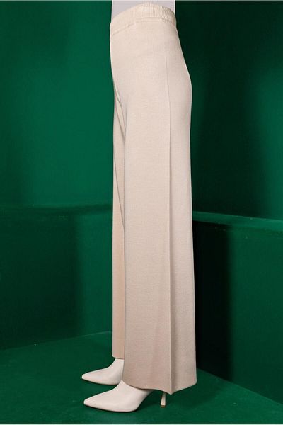 Alvina Elastic Waist Knitwear Trousers 70431