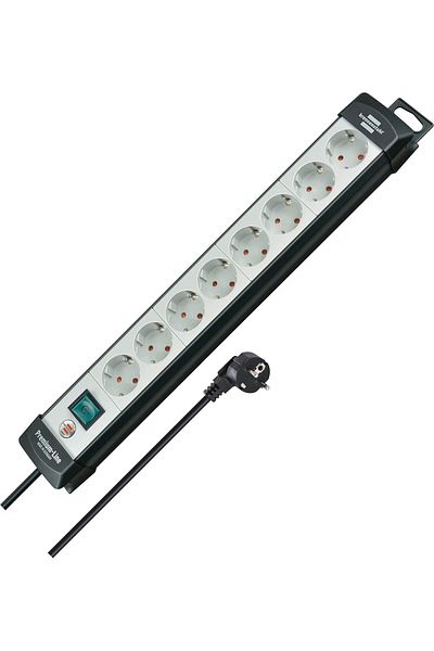 STOREMAX Svticaret Premium-Line Power Strip 8 Sockets 3m Socket Mhm 1053513