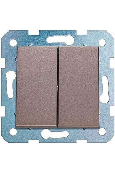 STOREMAX Svticaret Novella Anthracite Mechanism+Button Cover Quick Connection Commutator Mhm 1053513